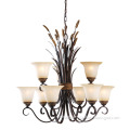 Golden Wheat Iron Poly Pendant Light Chandelier Lamp Household Lighting